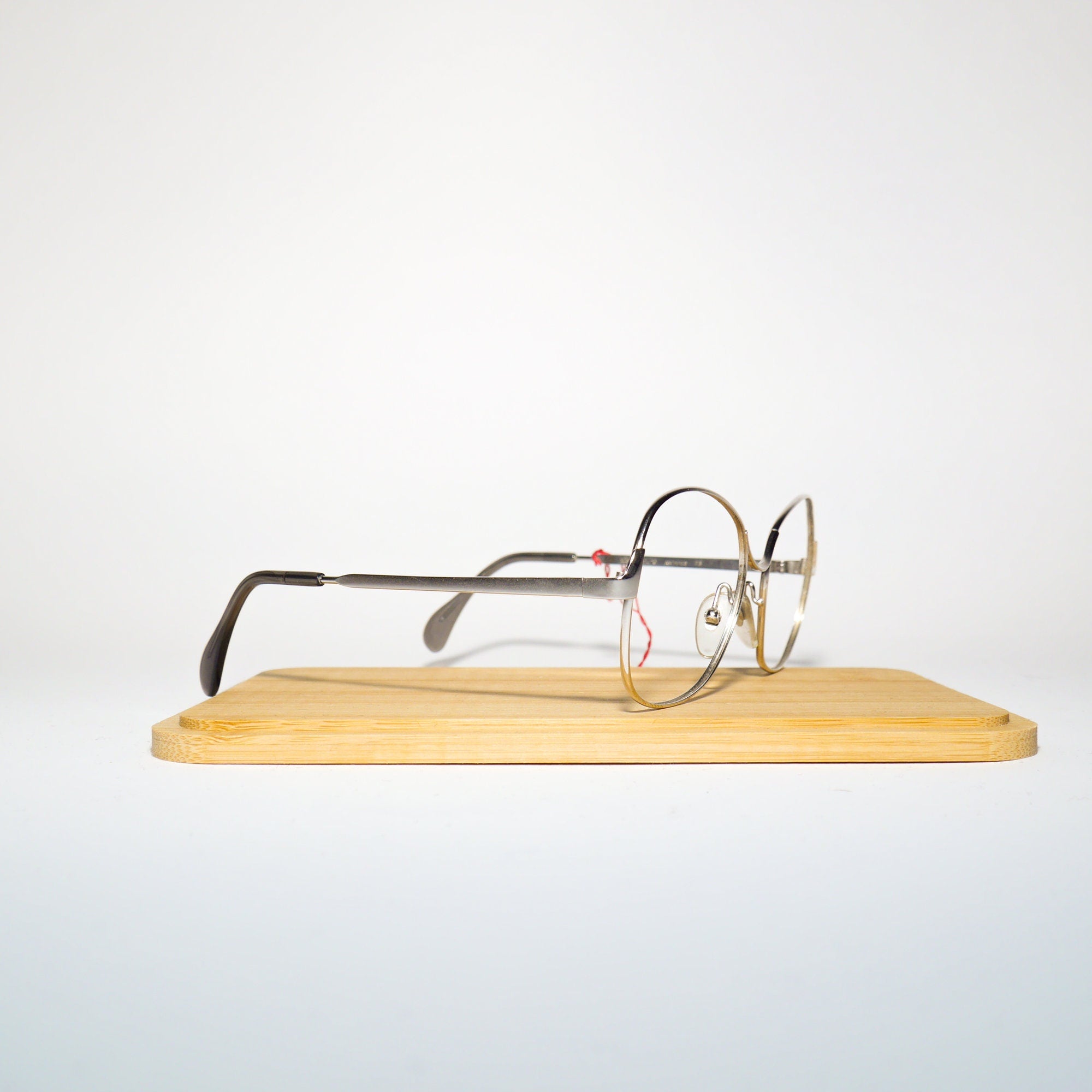 VINTAGE Optura ® premium silver eyeglasses 1970s | silver metal frames | retro glasses frames | oversize eyeglasses 52-16-125