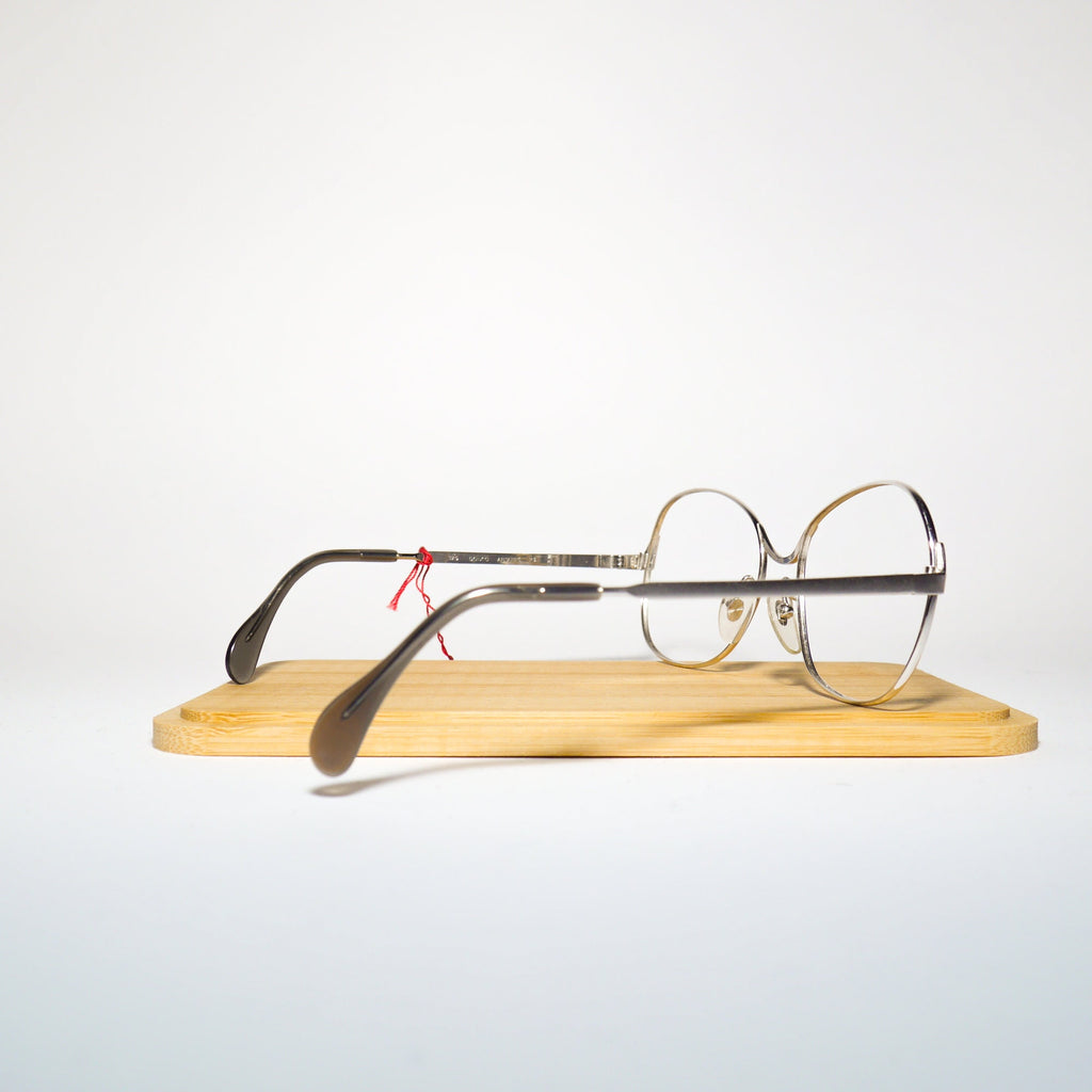 VINTAGE Optura ® premium silver eyeglasses 1970s | silver metal frames | retro glasses frames | oversize eyeglasses 52-16-125