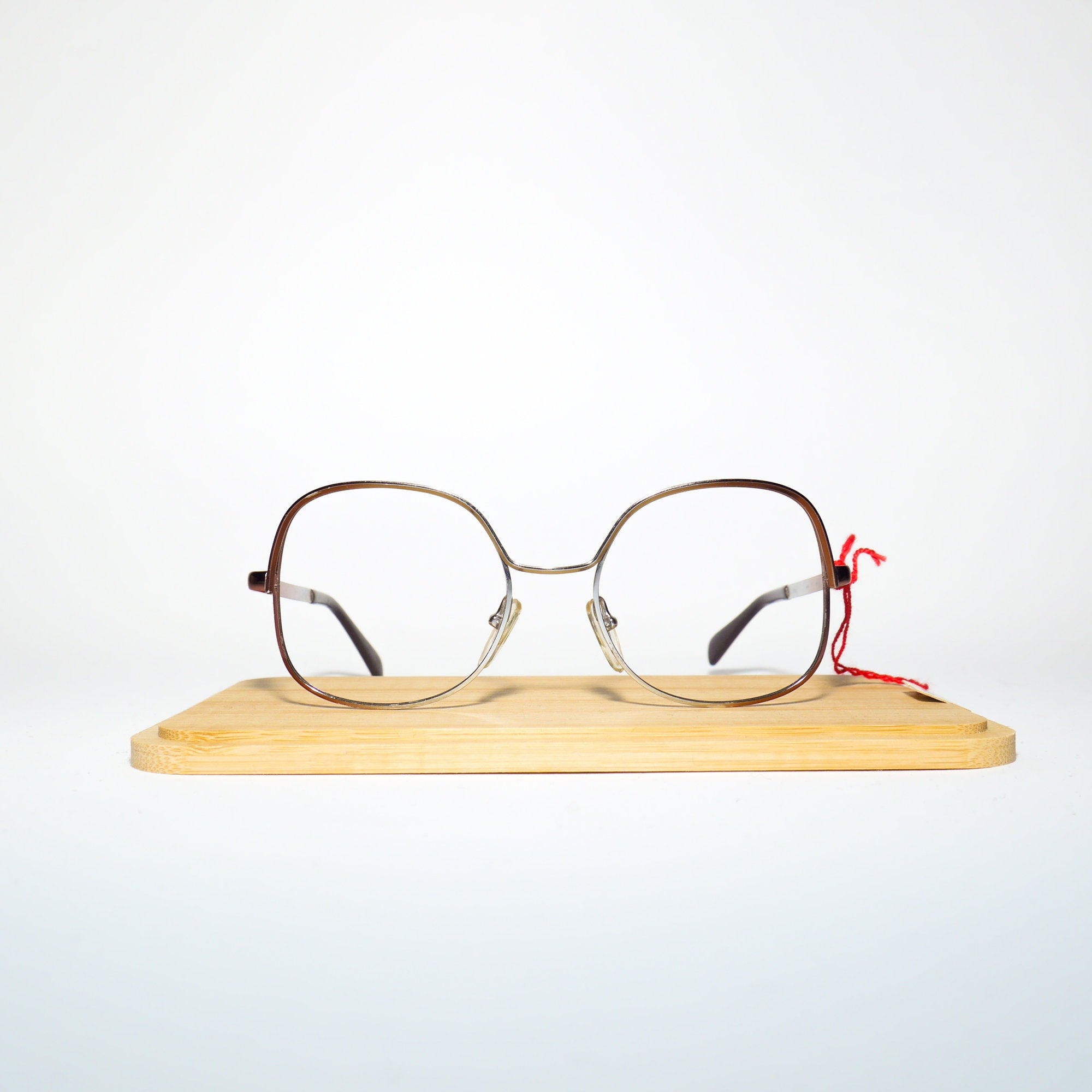 VINTAGE Böhler premium eyeglasses from 1970s | purple and silver ombre metal frames | retro glasses frames | oversize eyeglasses 52-18-125