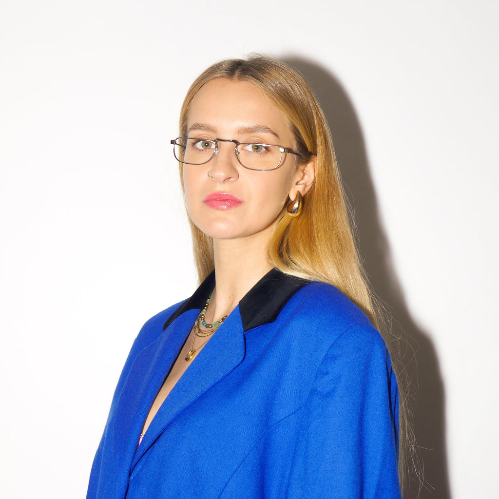 VINTAGE Bartoli® premium eyeglasses from 1970s | silver metal frames | retro glasses frames | rectangle metal eyeglasses