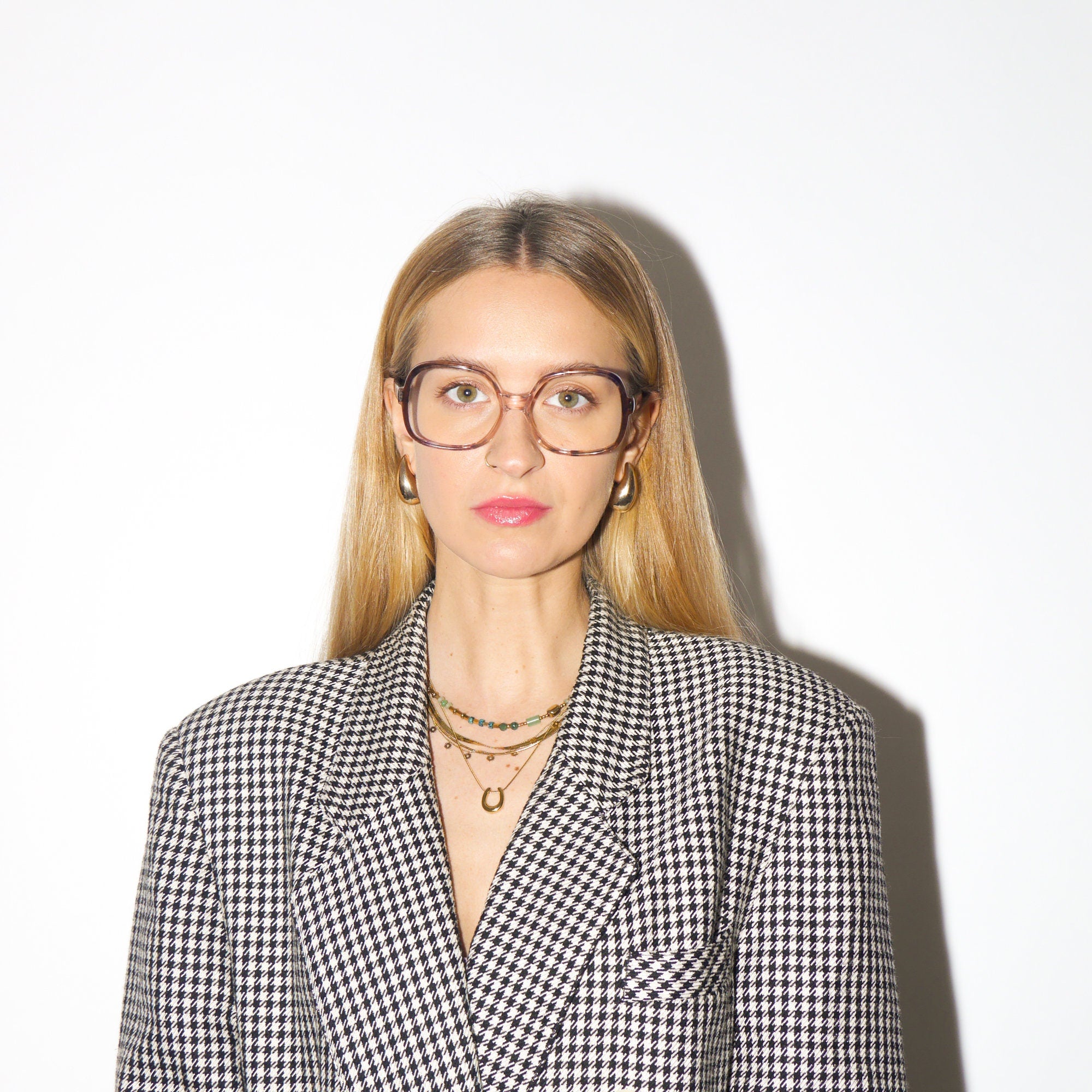 VINTAGE Böhler premium eyeglasses from 1970s | brown and clear  tortoiseshell plastic frames | retro glasses frames | oversize eyeglasses