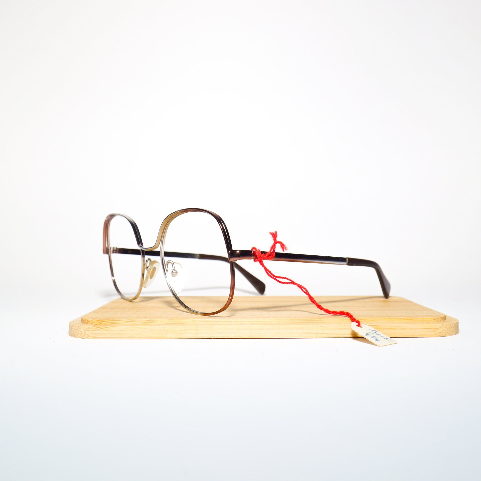 VINTAGE Böhler premium eyeglasses from 1970s | purple and silver ombre metal frames | retro glasses frames | oversize eyeglasses 52-18-125