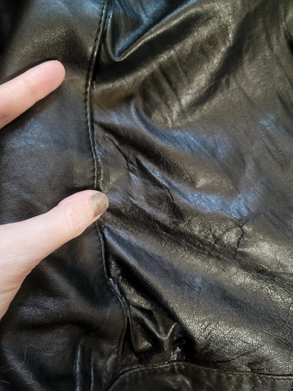 VINTAGE black leather jacket 1980s from UK | black vintage leather jacket | Hailey Bieber leather jacket | retro jacket | oversize jacket