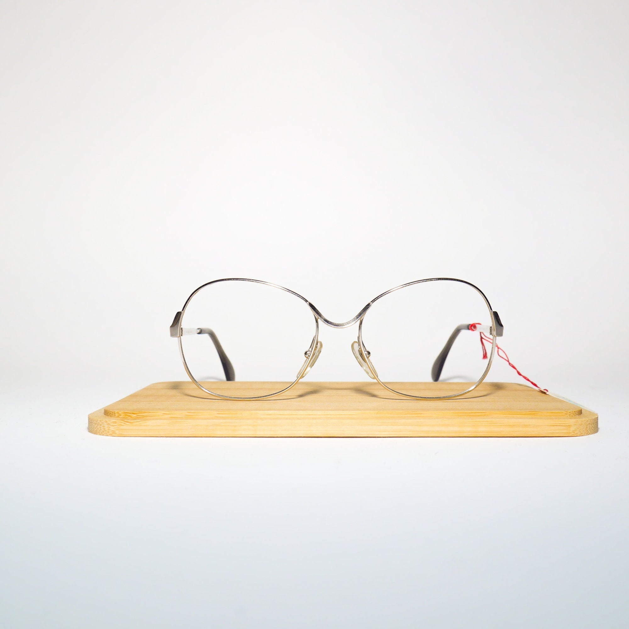 VINTAGE Optura ® premium silver eyeglasses 1970s | silver metal frames | retro glasses frames | oversize eyeglasses 52-16-125