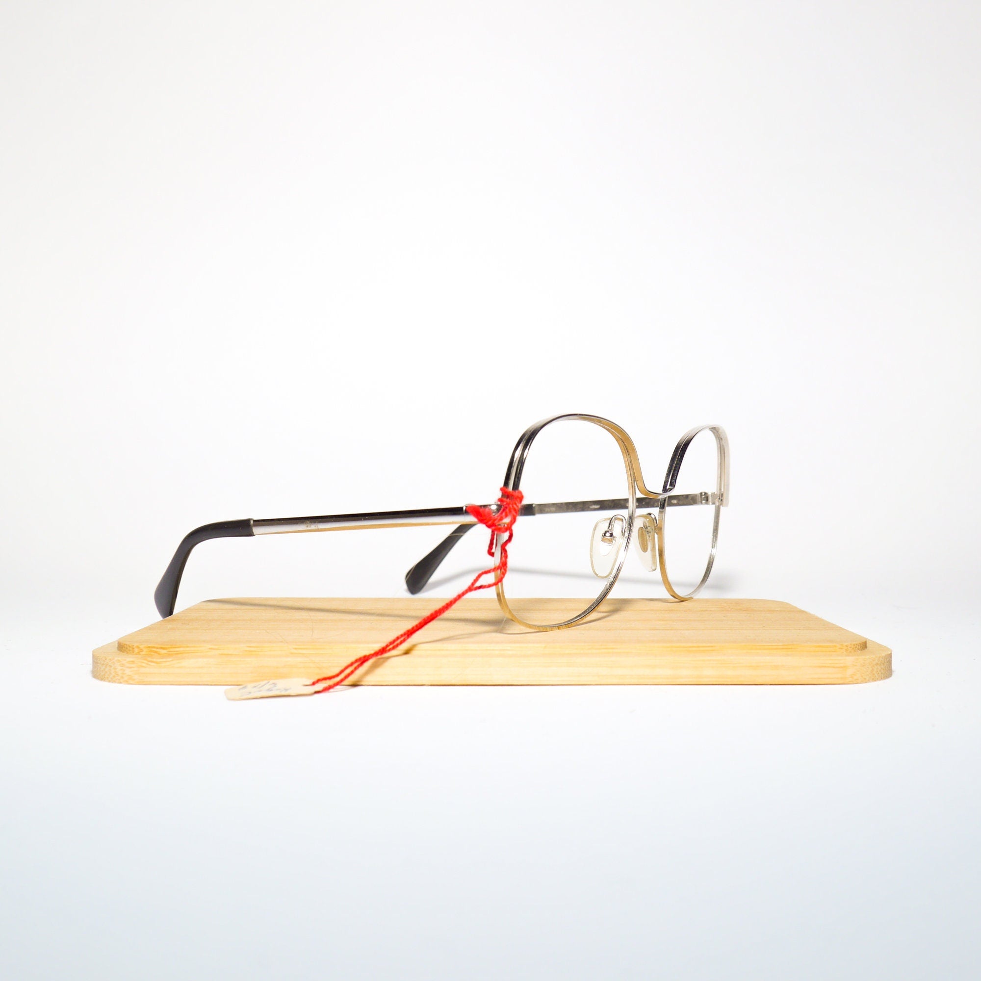 VINTAGE Böhler premium eyeglasses from 1970s | metal silver eyeglass frames | retro glasses frames | oversize eyeglasses 54-18-130