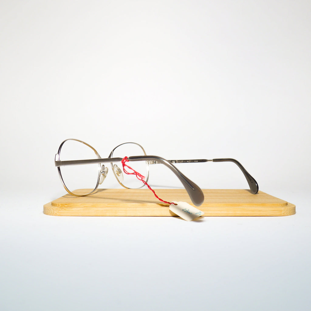 VINTAGE Optura ® premium silver eyeglasses 1970s | silver metal frames | retro glasses frames | oversize eyeglasses 52-16-125
